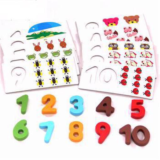 Picture of Wooden Number Counting Puzzle