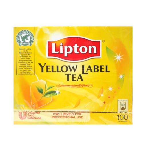 Picture of TEA LIPTON(100'SXBOX)YELLOW