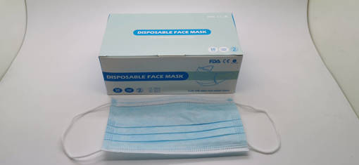 Picture of Surgical 3ply Face Mask (Latex Free) Blue 50's