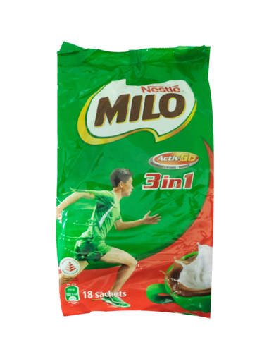 Picture of MILO 3 IN 1 (12X18X27GMS) NESTLE