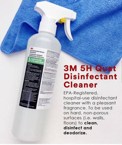 Picture of 3M 5H Quat Disinfectant Cleaner (Ready to use) 500ml