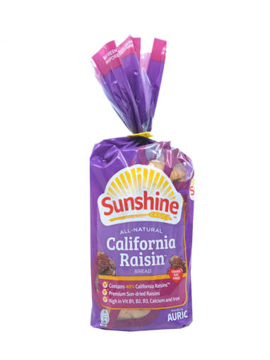 Picture of BREAD-RAISIN CALIFORNIA(400GMS)SUNSHINE