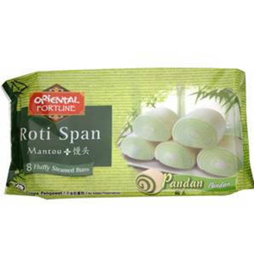 Picture of ORIENTAL FORTUNE PANDAN MANTOU (8PCS/PKT)
