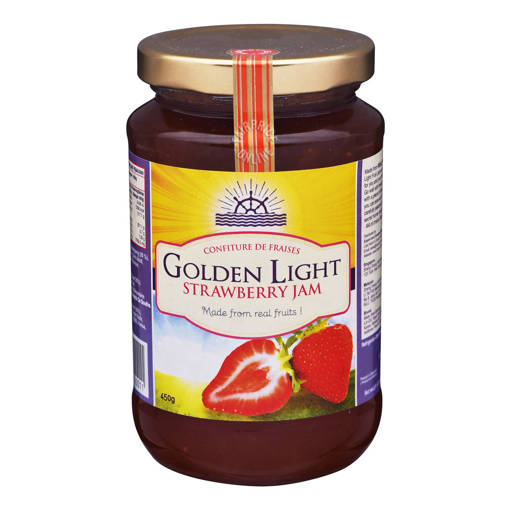 Picture of GOLDEN LIGHT STRAWBERRY JAM (450G)
