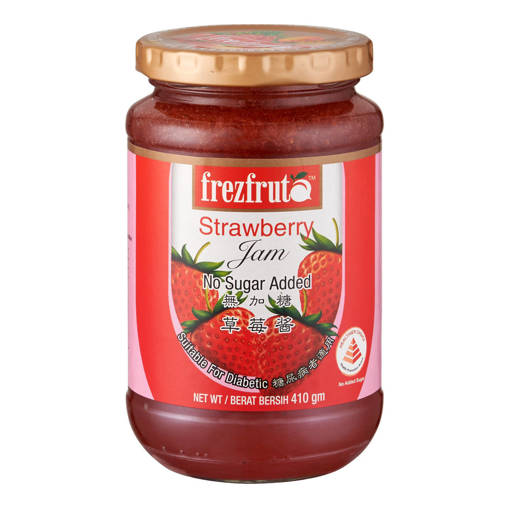 Picture of FREZFRUTA STRAWBERRY JAM - NO SUGAR ADDED (410G)
