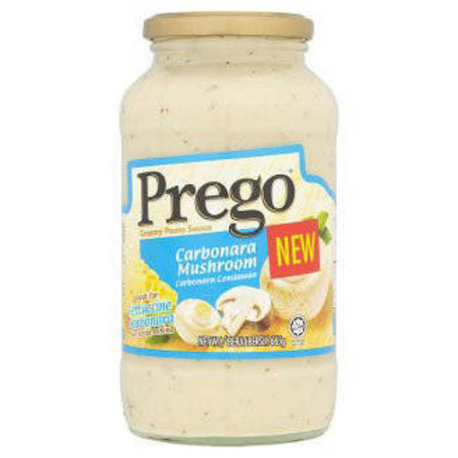 Picture of PREGO CARBONARA MUSHROOM SAUCE (650G/BOT)