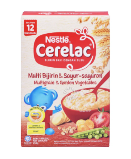 Picture of NESTLE CERELAC MULTIGRAIN & GARDEN VEGETABLES (from 12 MONTHS)