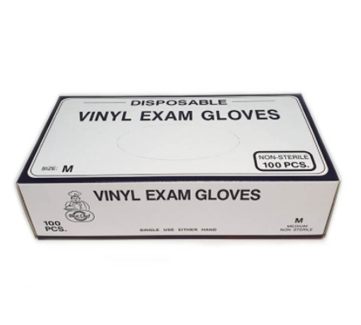 Picture of POWDER FREE VINYL GLOVES - CLEAR (100PCS)