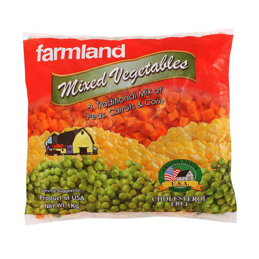 Picture of HH- FROZEN MIXED VEGETABLES *Carrot, Peas & Corn (1 CT - 10 PKTS X 1 KG PER PKT)