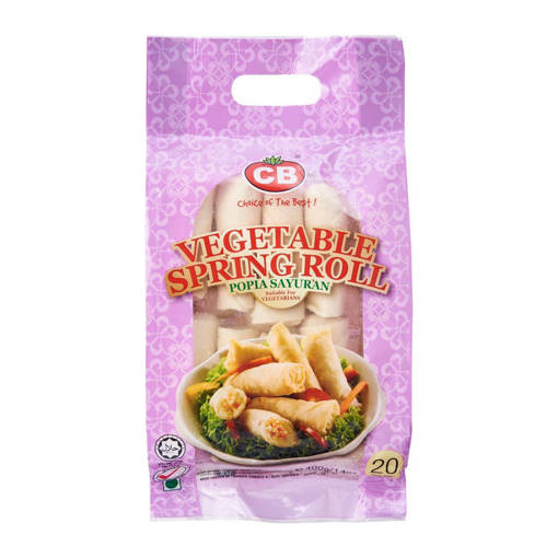 Picture of HH- CB MINI SPRING ROLL VEGETARIAN HALAL 400G (24 PKTS PER CTN / 20PCS PER PKT)