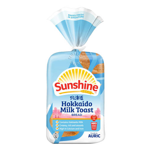 Picture of GB -B - SUNSHINE HOKKAIDO MILK TOAST BREAD 400GM (Production day: Daily)