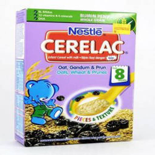 Picture of GB -B- NESTLE CERELAC OATS, WHEAT WITH PRUNES FOR 8 MONTHS (HALAL) (250GM PER PACK)