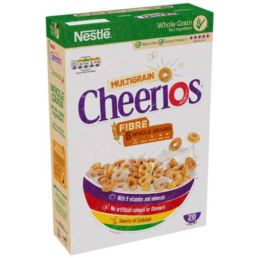 Picture of GB -B- NESTLE CHEERIOS MULTI-GRAIN CEREAL (HEALTHIER CHOICE) (HALAL) (300GM PER BOX)