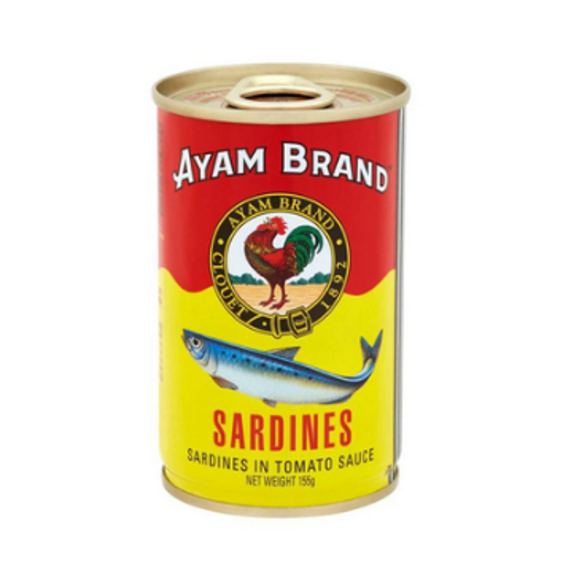 Picture of GB -C- SARDINE "AYAM BRAND" (HALAL) (425 GM PER TIN)