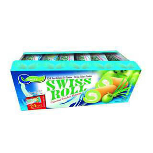 Picture of GB -C- SWIZZLEF SWISS ROLL COCONUT (24 x 20g PER BOX)