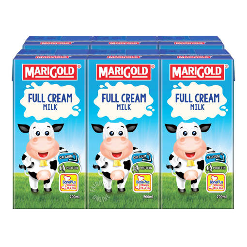 Picture of GB -M- MARIGOLD FULL CREAM MILK HALAL (200ML X 24 PKT PER CTN)