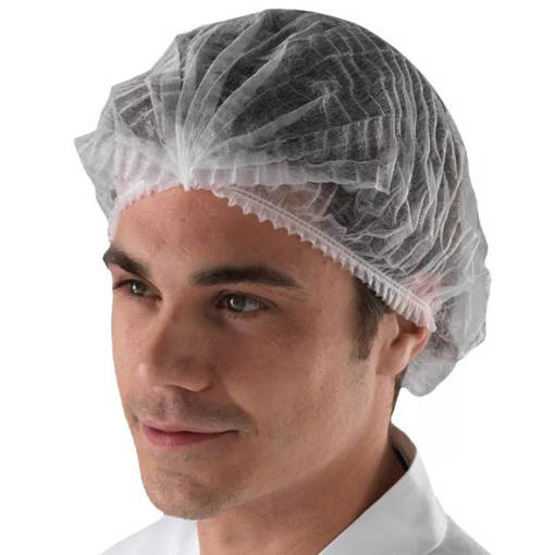 Picture of BC -D- MOB HAIR NET/CAP WHITE DISPOSABLE (51CM) (100PCS PER PACK)