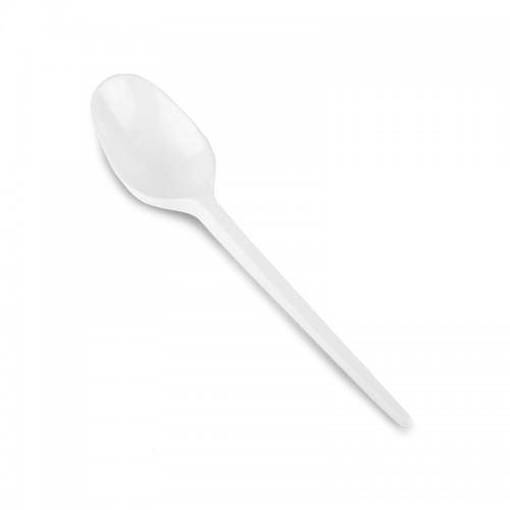 Picture of BC -D- PLASTIC SPOON WHITE 6.5" (50PCS PER PKT)