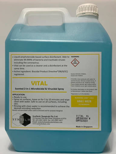 Picture of BC -A- VITAL MULTI-SURFACE CLEANER 5L DE-ACTIVATES CORONAVIRUS