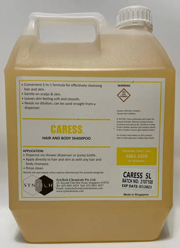 Picture of BC -A- CARESS BODY & HAIR SHAMPOO 5L PLEASING PERFUME & CONDITIONER