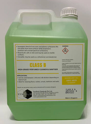 Picture of BC -A- CLASS B FLOOR WASH/SURFACE CLEANER 5L GEN PURPOSE SANITIZISING CLEANER