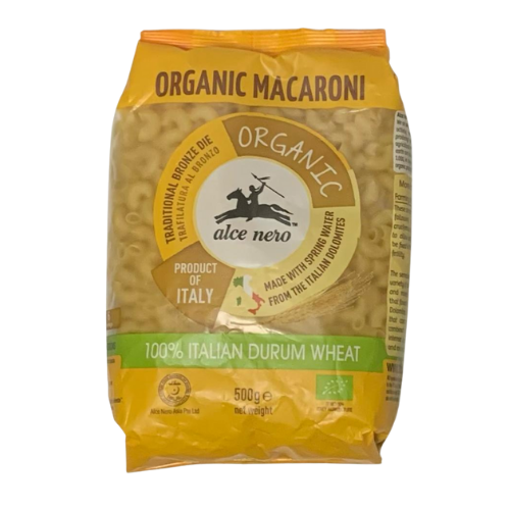 Picture of GB -P- ALCE NERO DURUM WHEAT MACARONI (HALAL) (500G PER PKT)