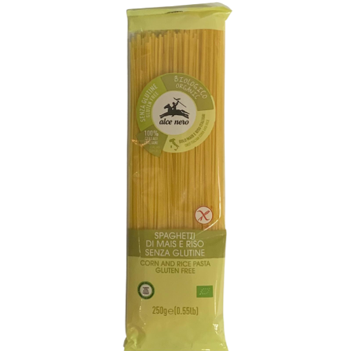 Picture of GB -P- ALCE NERO GLUTEN FREE SPAGHETTI (HALAL) (250GM PER PKT - 12PKTS PER CTN)